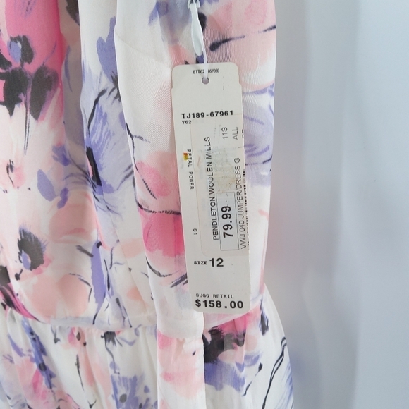 NWT PENDELTON SLEEVELESS FLORAL DRESS - Picture 4 of 7